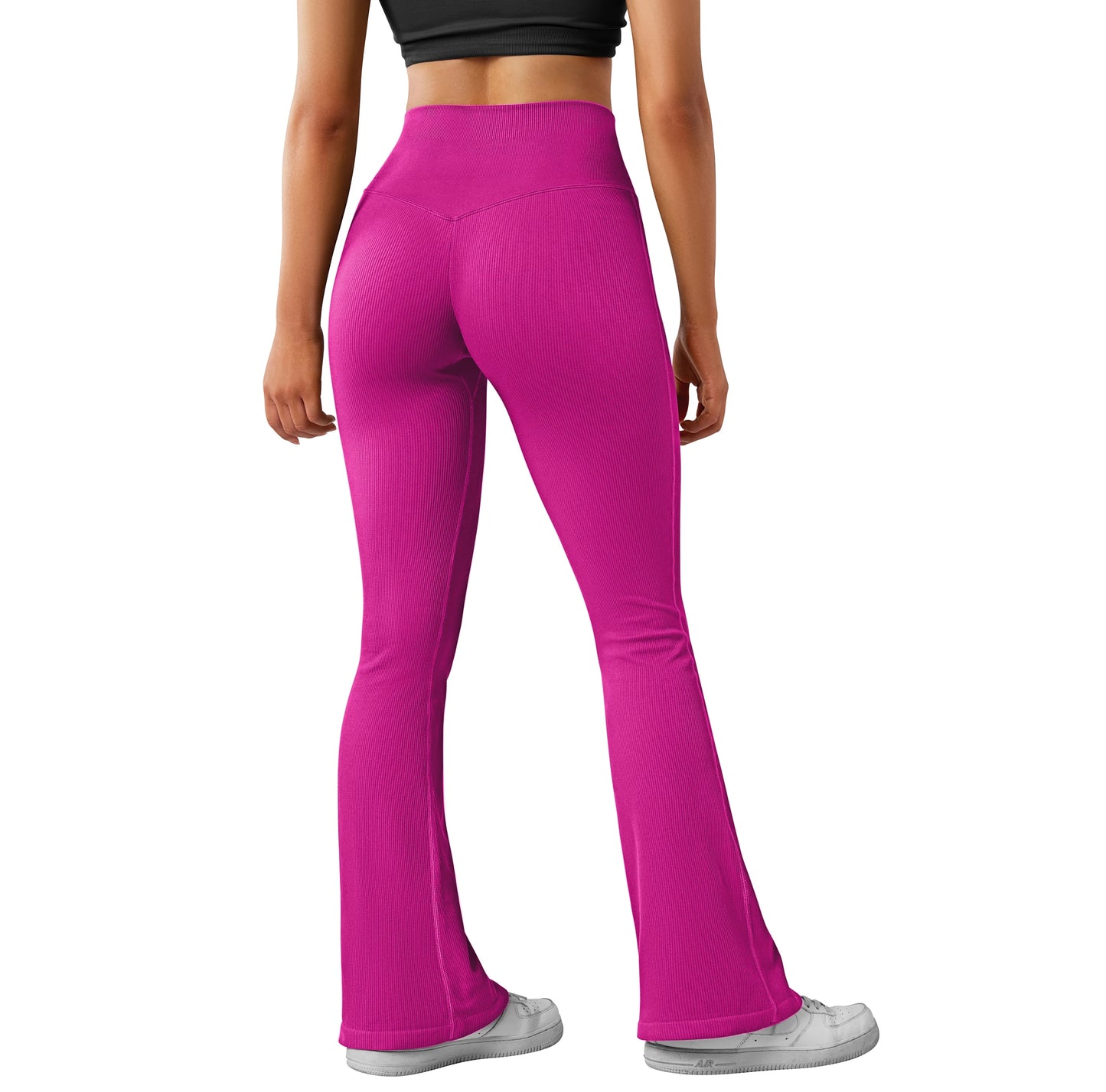 Yoga Leggings for Fitness Women Casual Flare Pants High Waist Sports Workout Yoga Pants Gym Tights Flare Leggings Female
