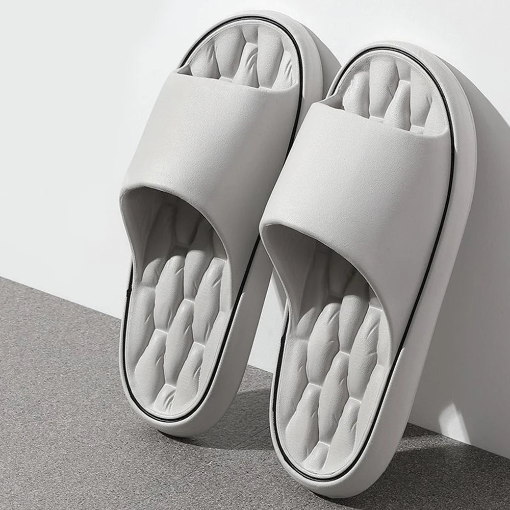 ZHIDA Super Light Soft Slippers Simple Fashion Slides EVA Elastic Shoes Colorful Sneakers In Door Bathroom Flip Flops