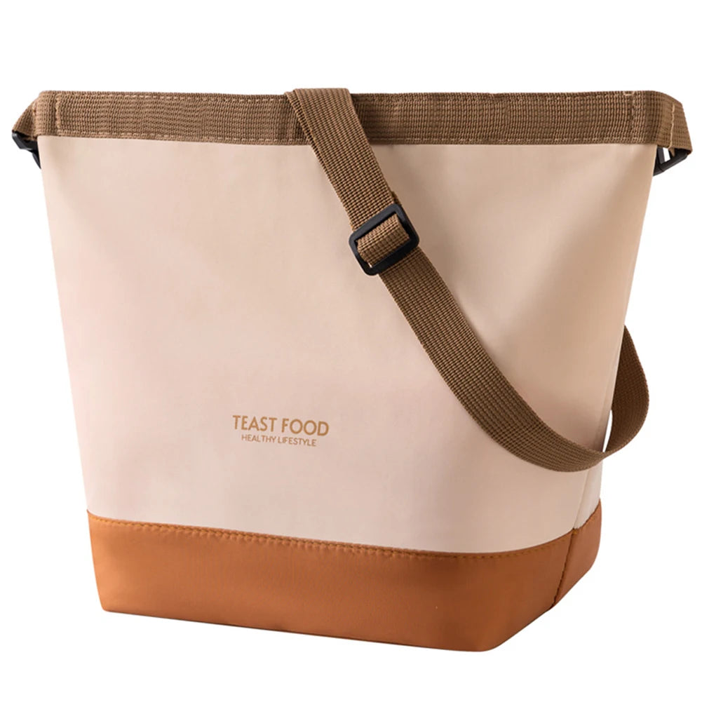 2024 Insulated Lunch Bag with Aluminum Foil Portable Bento Bag Waterproof Lunch Tote Bags Large Capacity for Outdoor Travel Work