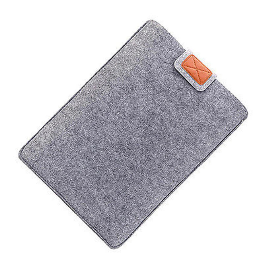 13Inch 15inch Felt Sleeve Slim Tablet Case Cover Bag for MacBooks Air Pro Solid Color Tablet Storage Bag
