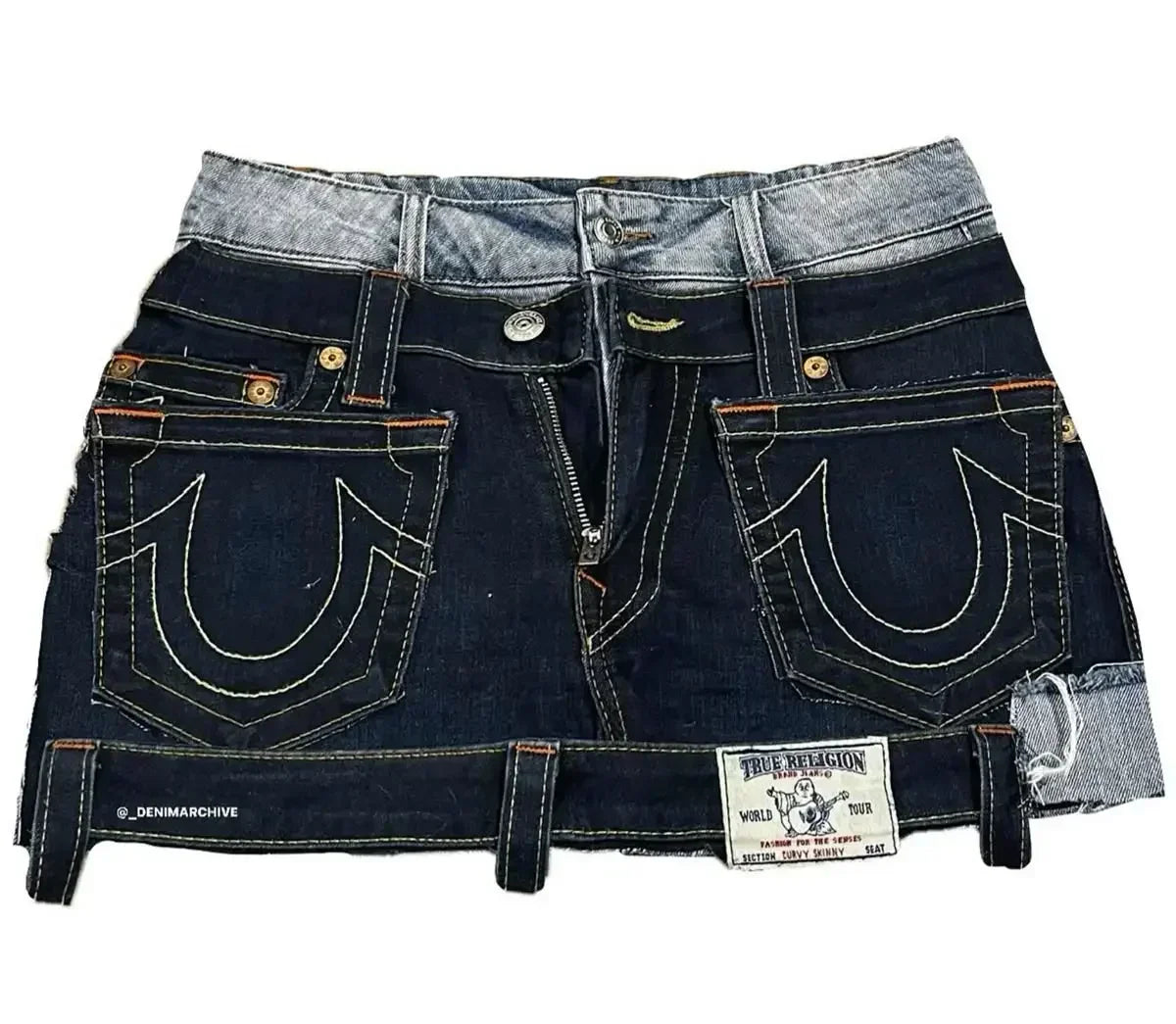 Y2k Skirt Gothic Fashion Big Pocket Washed Blue Denim Wrapped Hip Skirts Harajuku Casual Sexy Girl Pleated Mini Skirt Streetwear