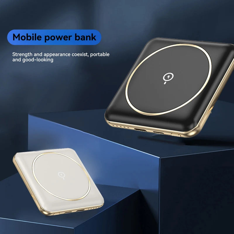 Xiaomi 50000mAh Power Bank Mini Magnetic Wireless Powerbank Fast Charging Thin External Battery For iPhone Huawei Samsung
