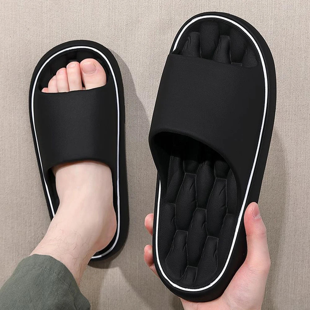 ZHIDA Super Light Soft Slippers Simple Fashion Slides EVA Elastic Shoes Colorful Sneakers In Door Bathroom Flip Flops