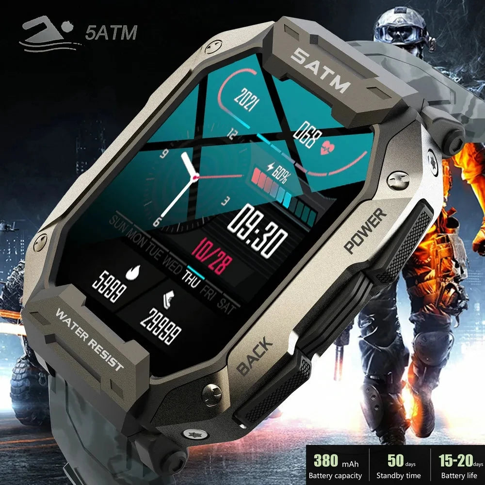 2023 New Swim Sport Smart Watch Men smartwatch 50m depth IP68 waterproof fitness Watch Bluetooth For Android ios smartwatch Men