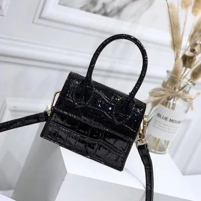 Mini Small Square bag 2021 Fashion New Quality PU Leather Women's Handbag Crocodile pattern Chain Shoulder Messenger Bags