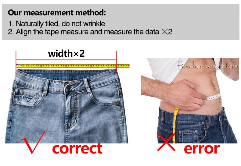 100% Cotton Men's Summer Thin Jeans Classic Straight Baggy Denim Pants Brand Comfortable Casual Trousers Plus Size 42 44 46 48