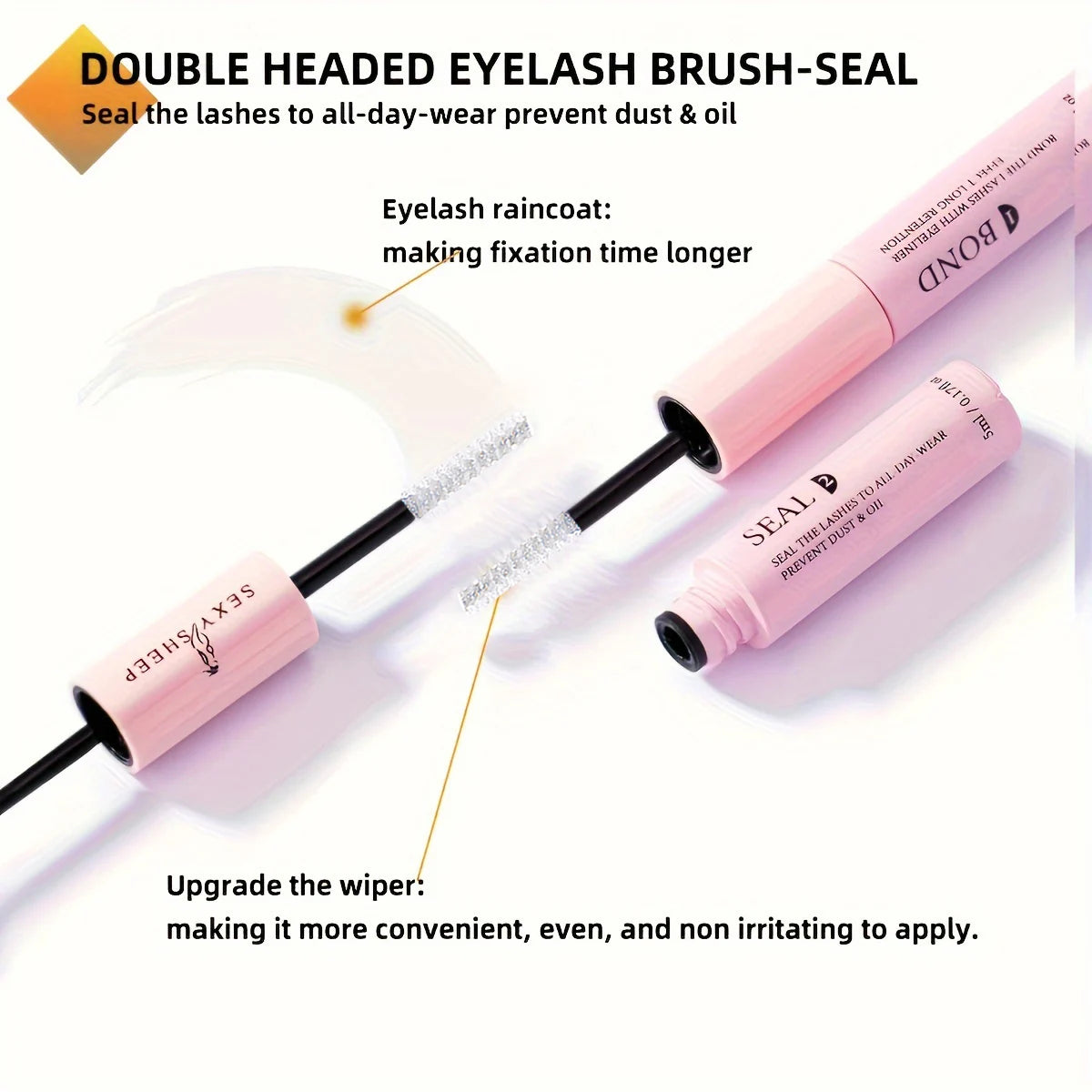 DIY Eyelash Extension Kit Individual Lashes Cluster 8-16mm Mix Lash Clusters Bond and Seal and Lash Applicator makeup tool