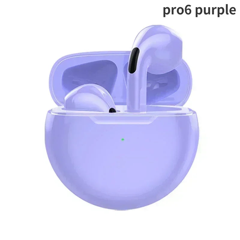 Original Pro 6 TWS Wireless Bluetooth Earphones Mini Pods Earbuds Earphone Headset For Xiaomi Android Apple IPhone Headphone