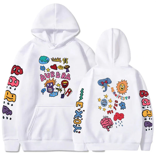 Cartoon Graphic Hoodies Humbe Funny Printing Sweatshirts Sudaderas Hombre Long Sleeve Winter Hooded Pullovers Fleece Soft Hoodie