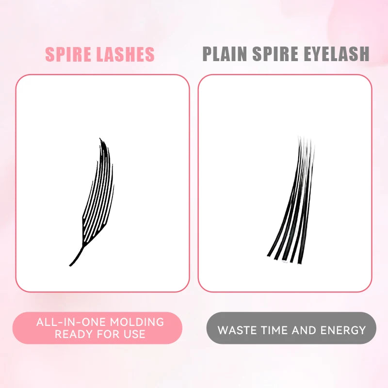 Yelix Spire Eyelashes Extension Feather Shape Individual Lashes Brazilian Volume Soft Lashes Customized Eyelashes Private Label