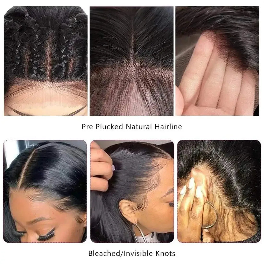13X5X1 T Lace Front Wig Human Hair Ready To Wear Human Hair Middle Part Lace Frontal Wig Bone Straight Human Hair Wigs