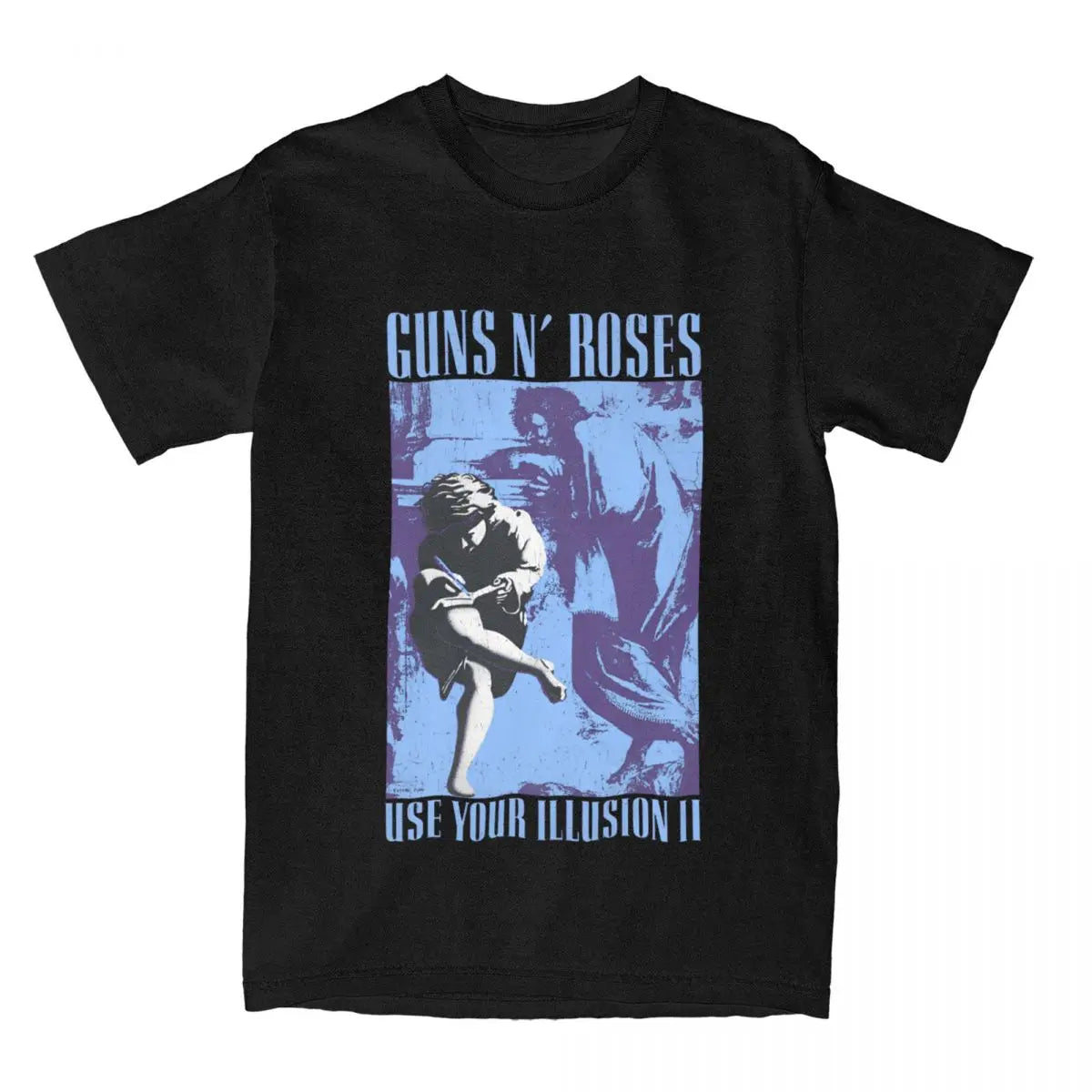 Guns N Roses Use Your Illusion Band Accessories T-Shirt Men Women Funny 100% Cotton Summer Tees