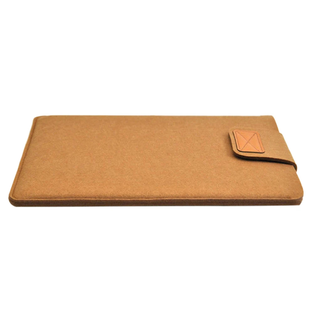 13Inch 15inch Felt Sleeve Slim Tablet Case Cover Bag for MacBooks Air Pro Solid Color Tablet Storage Bag