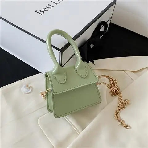 Mini Small Square bag 2021 Fashion New Quality PU Leather Women's Handbag Crocodile pattern Chain Shoulder Messenger Bags