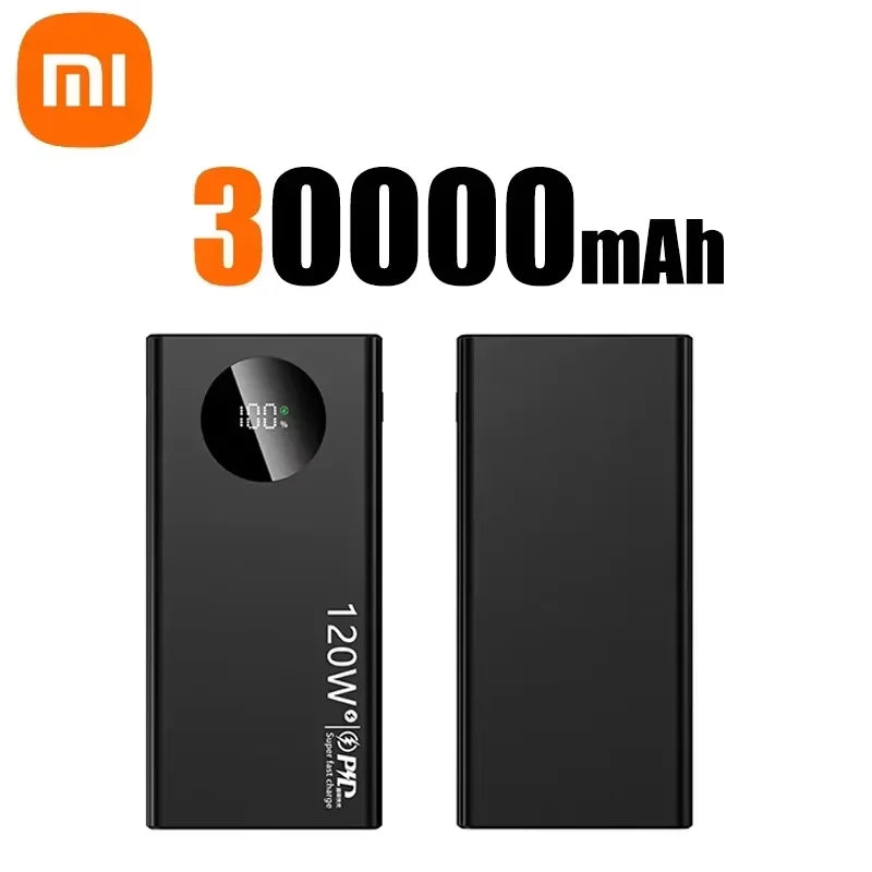 Xiaomi 120W 50000mAh High Capacity Power Bank Fast Charging Powerbank Portable Battery Charger For iPhone Samsung Huawei New Hot