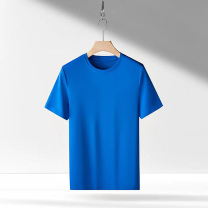 100% Pima Cotton T Shirt Men 14 Color Short Sleeved Tshirt White Round Neck Brand High Quality  Mens Tee Shirts Black Summer new