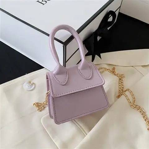 Mini Small Square bag 2021 Fashion New Quality PU Leather Women's Handbag Crocodile pattern Chain Shoulder Messenger Bags