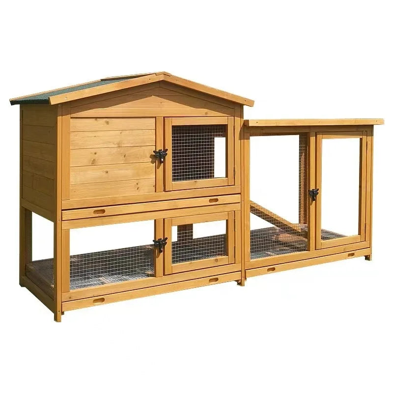 Pet Product Super Large Outdoor Chicken Cage Hutch Indoor Cheap Wooden Chicken Coop