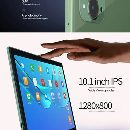 10.1 Inch 5G Android Tablets 4G LTE Phone Call Dual SIM Dual Cameras Octa Core 8GB+ 256GB ROM Wi-Fi Bluetooth Google Tablet Pc