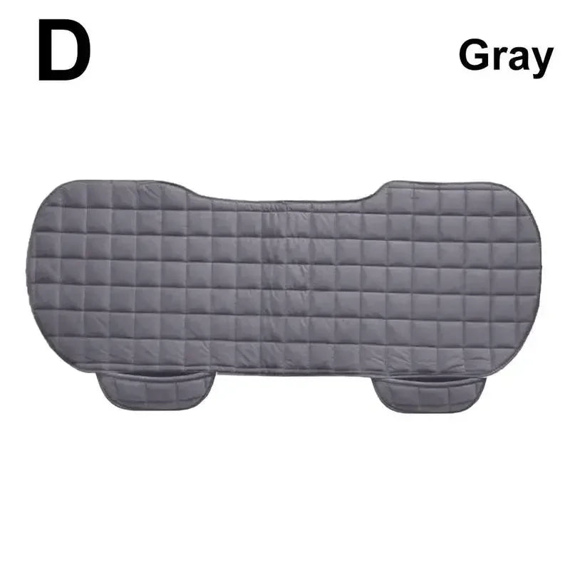 Car Seat Cover Front Rear Flocking Cloth Cushion Non Slide Winter Auto Protector Mat Pad Keep Warm Universal Fit Truck Suv Van