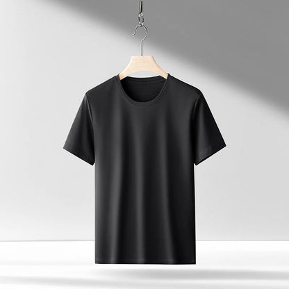 100% Pima Cotton T Shirt Men 14 Color Short Sleeved Tshirt White Round Neck Brand High Quality  Mens Tee Shirts Black Summer new