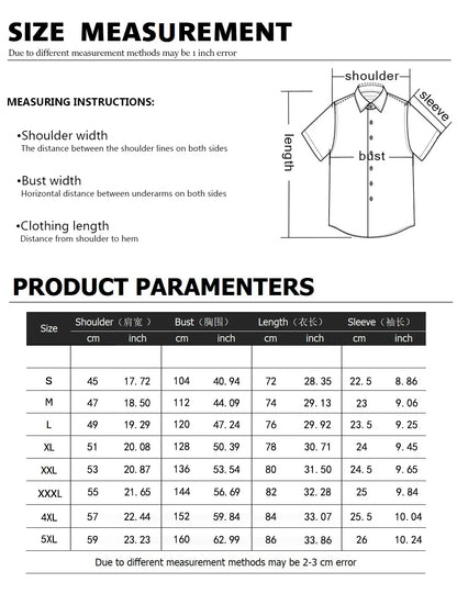 2024 Summer High Quality Black And White Plaid Creative Shirts Men's Noble Simple Style Men's And Women's Shirts Plus Size Men's