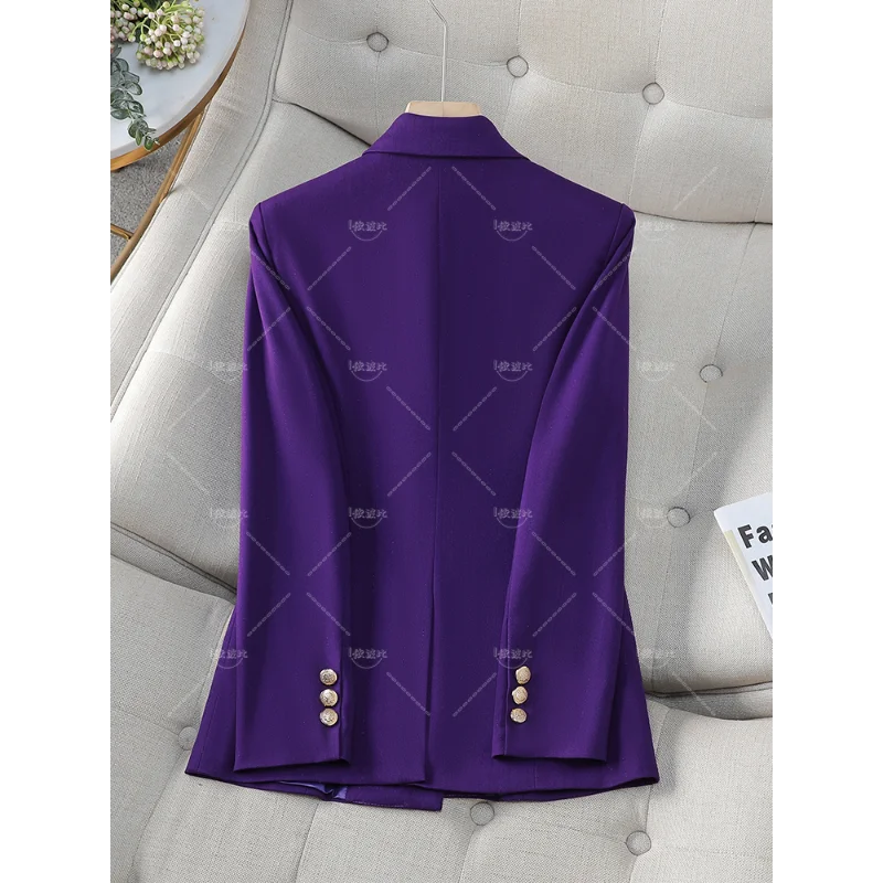 Gray Navy Black Formal Blazer Women Ladies Female Long Sleeve Single Breasted Solid Work Wear Jacket