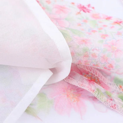 ZBZA women's floral print dress Peter Pan collar short sleeves tie A-line mini skirt spring summer new casual chic short skirt