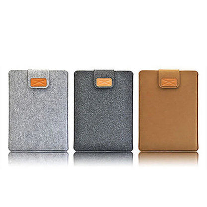 13Inch 15inch Felt Sleeve Slim Tablet Case Cover Bag for MacBooks Air Pro Solid Color Tablet Storage Bag