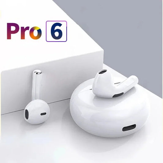 Original Pro 6 TWS Wireless Bluetooth Earphones Mini Pods Earbuds Earphone Headset For Xiaomi Android Apple IPhone Headphone