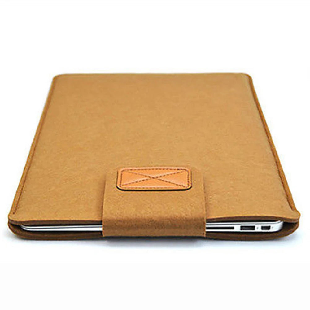 13Inch 15inch Felt Sleeve Slim Tablet Case Cover Bag for MacBooks Air Pro Solid Color Tablet Storage Bag