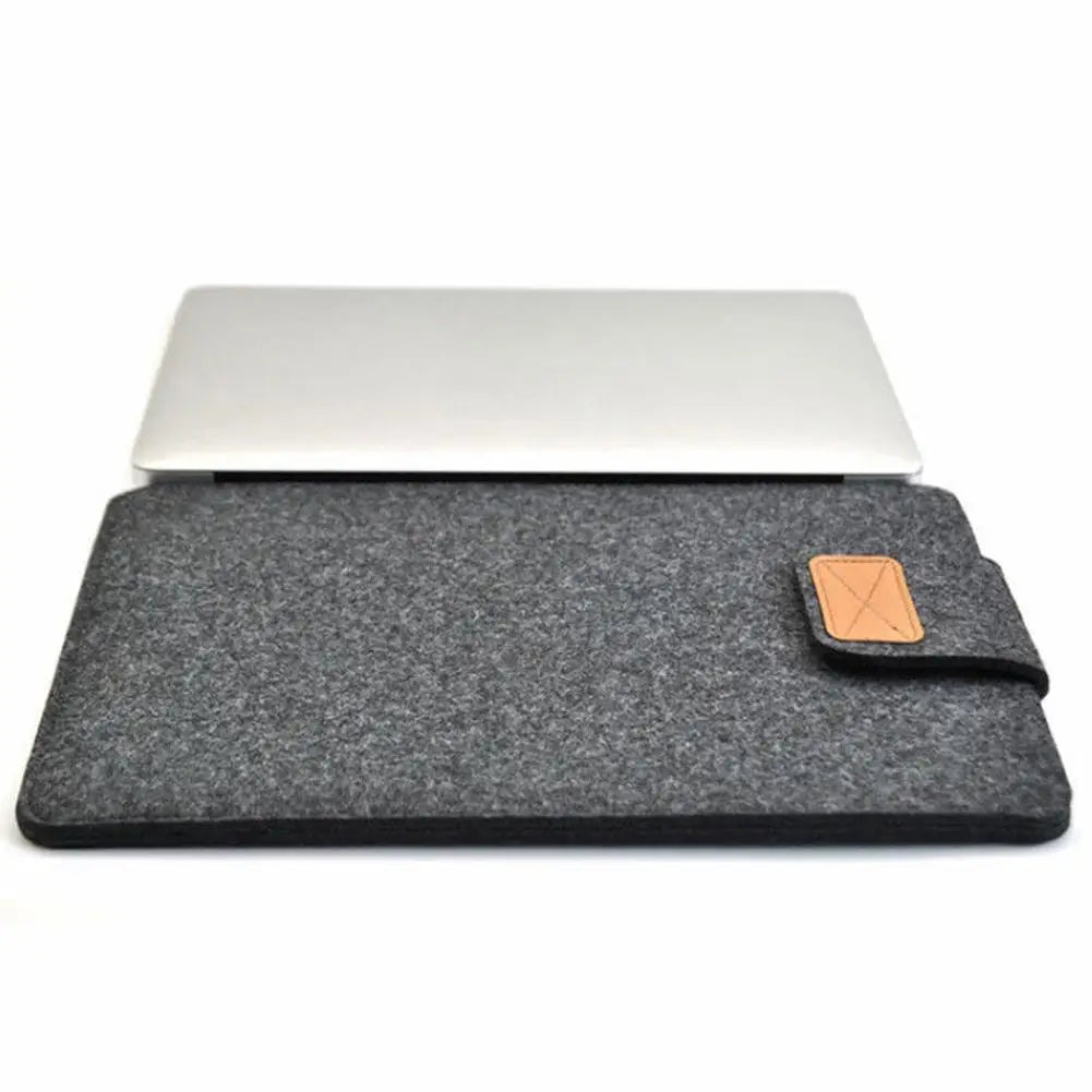 13Inch 15inch Felt Sleeve Slim Tablet Case Cover Bag for MacBooks Air Pro Solid Color Tablet Storage Bag