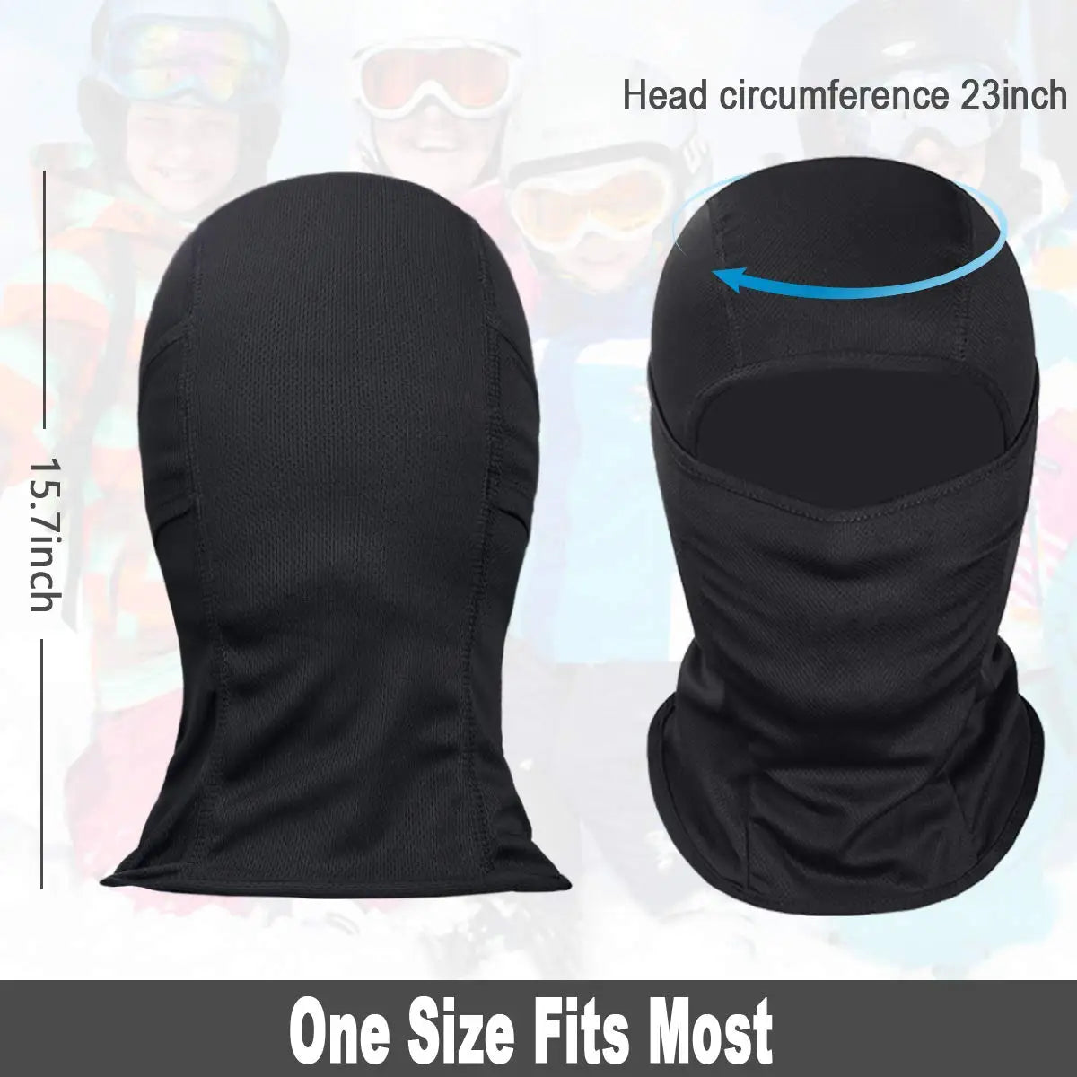 Balaclava Ski Mask Full Face Cover For Men And Women Breathable Full Face Mask For Skiing Outdoor Sports