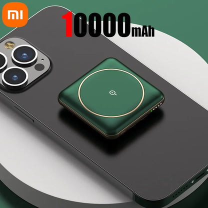 Xiaomi 50000mAh Power Bank Mini Magnetic Wireless Powerbank Fast Charging Thin External Battery For iPhone Huawei Samsung