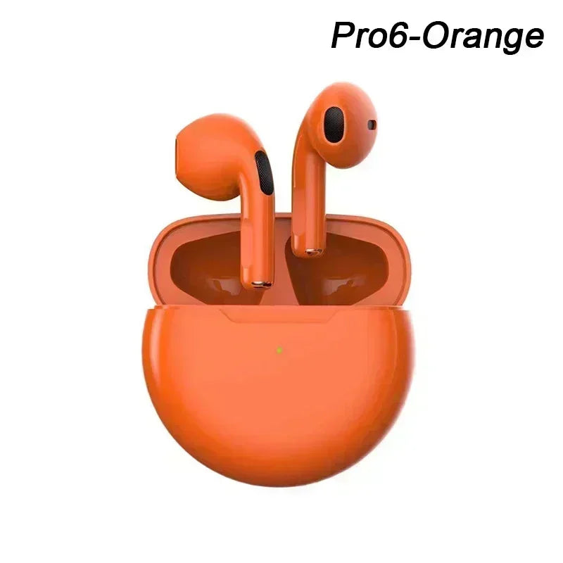 Original Pro 6 TWS Wireless Bluetooth Earphones Mini Pods Earbuds Earphone Headset For Xiaomi Android Apple IPhone Headphone