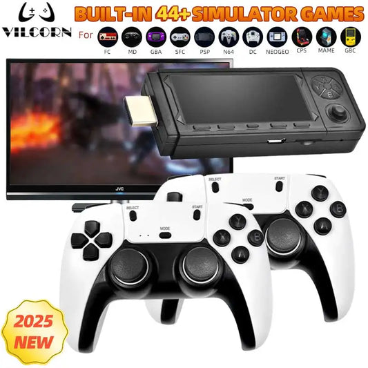 2025 NEW X9PRO Game Stick 4K TV Video Game Console 3D Games For PSP/PS1/N64/NDS 44+Simulators 42000 Retro Games