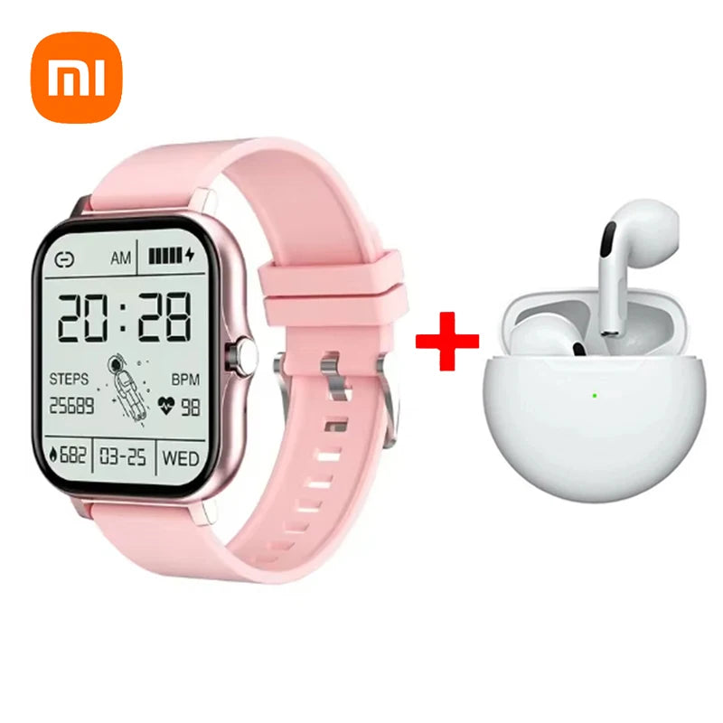 Xiaomi Smart Watch Women Men Lady Gift Sport Fitness Watches Heart Rate Monitor Waterproof Smartwatch For Phones Android IOS