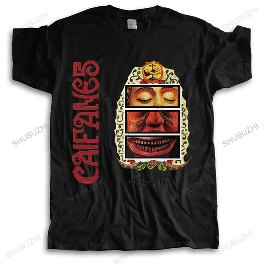 Man summer crew neck t-shirt loose style black t shirts Caifanes El Silencio Mexican Rock unisex brand teeshirt casual tee tops