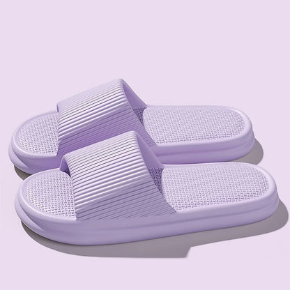 ZHIDA Thick Platform Cloud Slippers EVA Soft Sole Pillow Slides Summer Beach Flip Flops Women Non Slip Bathroom Home Slippers
