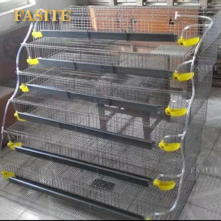 poultry farming galvanized wire mesh quail battery chicken coop cage