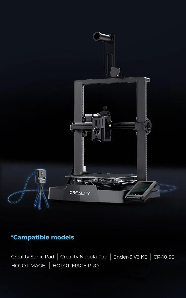 Creality Nebula Camera Upgrade 3D Printer Real-time Monitoring Time-lapse Filming Spaghetti Detection Manual Focus USB Interface