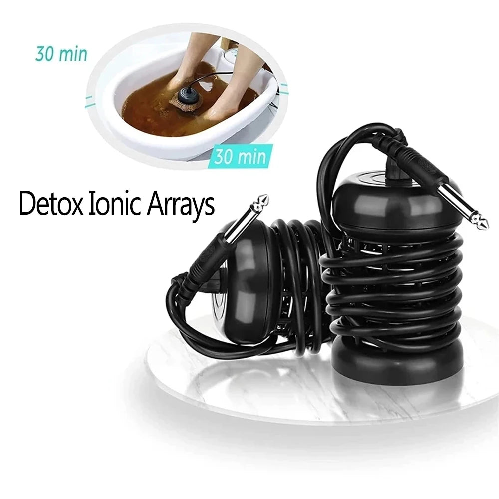 1/4/6PCS Stainless Steel Foot Detox Ion Array Hydrotherapy Machines Ion Clean Massage Foot Water Cell Foot Bath Purification