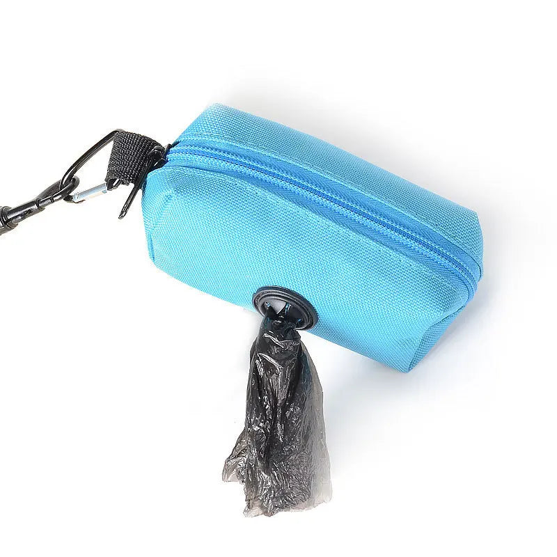 Pet Dog Poop Bag Holder Leash Attachment Adjustable Mini Travel Garbage Bag Dogs Waste Poop Bags Dispenser Pet Cleaning Tools