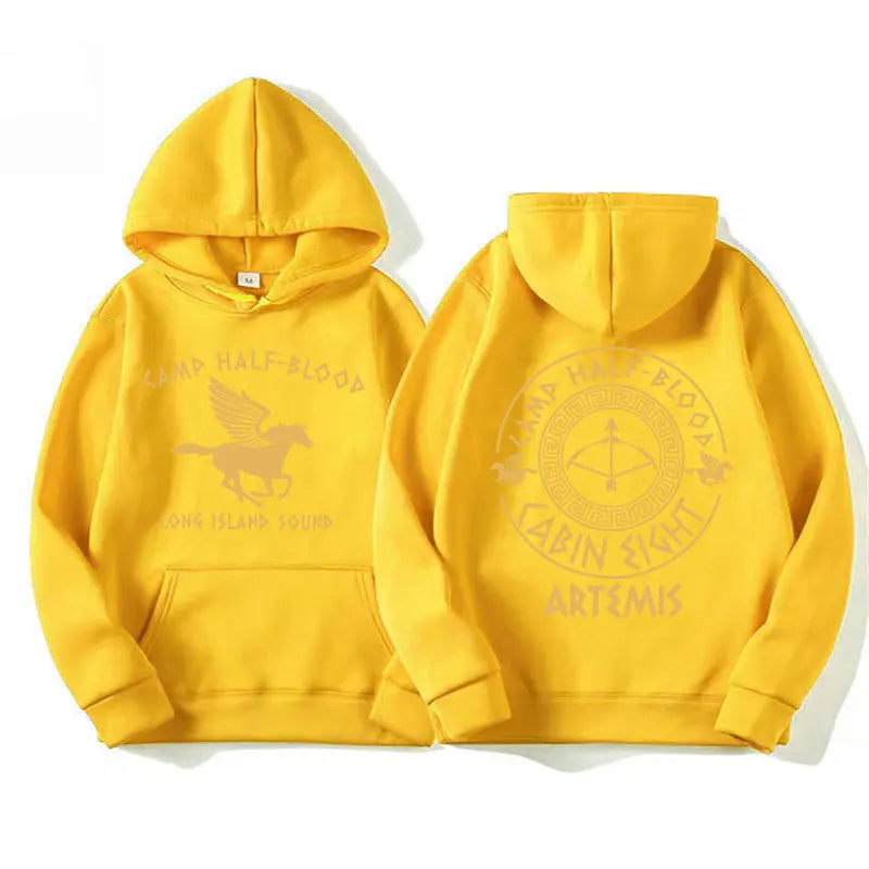 Percy Jackson Double Sided Graphic Hoodie Camp Half Blood, Heroes of Olympus Hoodies Men's Clothing Vintage Harajuku Sweatshirts