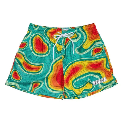 2024 BUCKETSQUAD Summer Mesh Basketball Shorts Men's Quick Drying Loose Sports Shorts Casual Trendy Running Beach Shorts