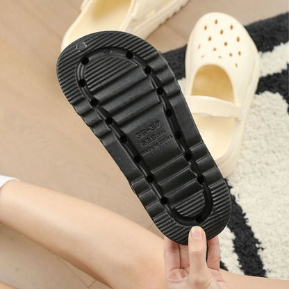ZHIDA Summer Beach Sandals Hollow Out Platform Slippers for Women Clogs EVA Anti Slip Thick Bottom Garden Shoes