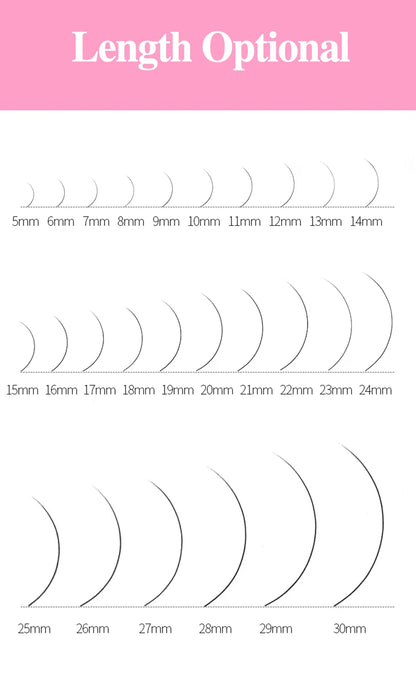 Yelix Spire Eyelashes Extension Feather Shape Individual Lashes Brazilian Volume Soft Lashes Customized Eyelashes Private Label