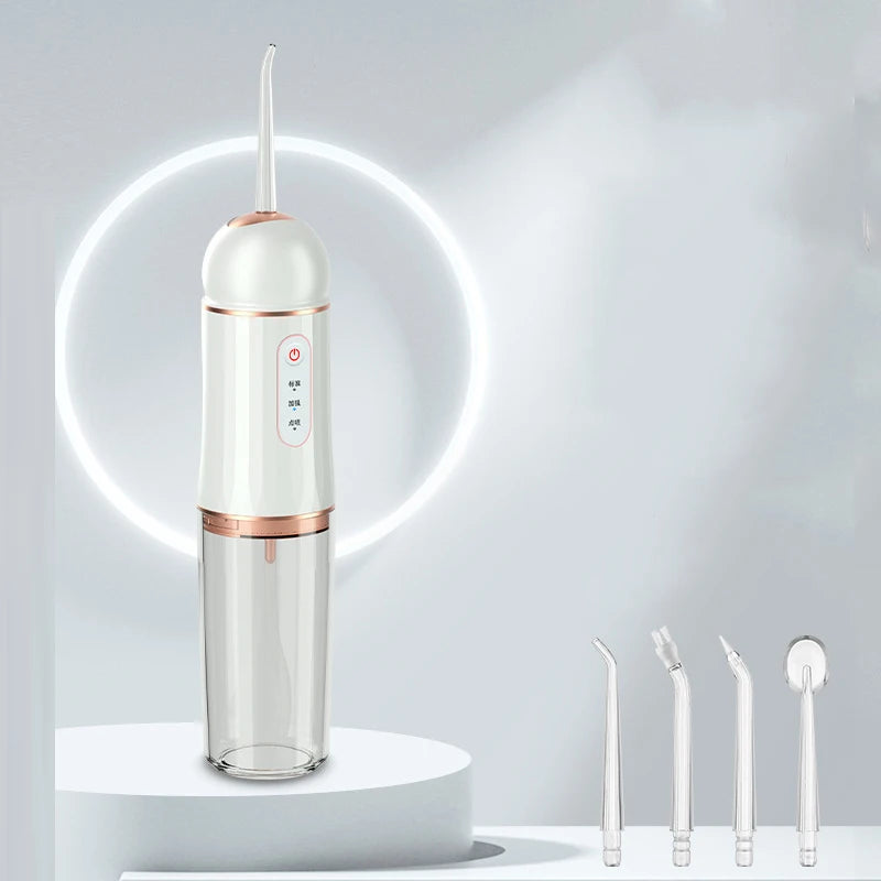 Xiaomi Youpin New Water Flosser Teeth Cleaner with 4 Nozzles Portable Dental Water Jet 3 Mode Irrigator Dental Teeth Cleaner