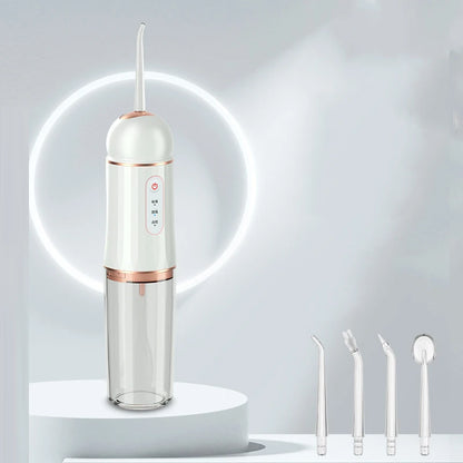 Xiaomi Youpin New Water Flosser Teeth Cleaner with 4 Nozzles Portable Dental Water Jet 3 Mode Irrigator Dental Teeth Cleaner