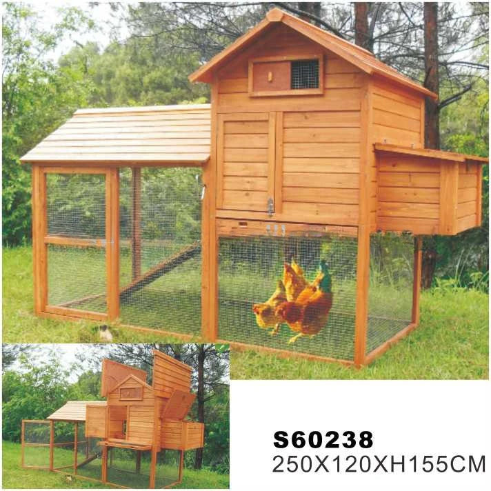 Pet Product Super Large Outdoor Chicken Cage Hutch Indoor Cheap Wooden Chicken Coop